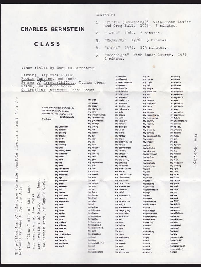 Class / The forestforthetrees (by Charles Stein)
