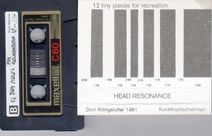 Dom Königslutter 1981 - 12 tiny pieces for recreation
