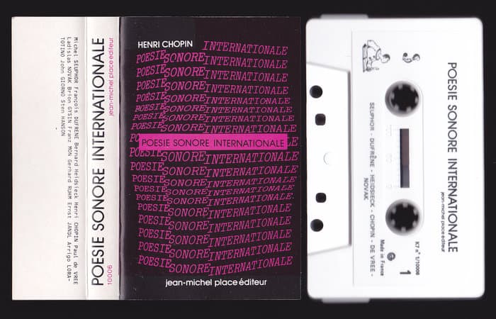 Poésie Sonore Internationale 1 & 2
