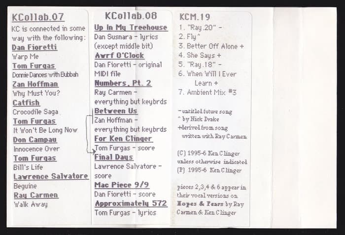 KCollab 07 / KCollab 08 / KCM 19
