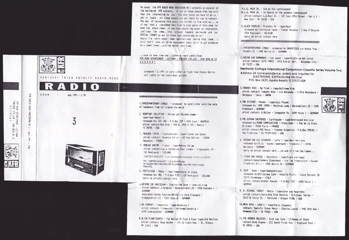 Kentucky Fried Royalty Audio News Radio Show No. 3