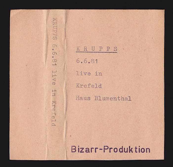 Live Krefeld 6.Juni 1981