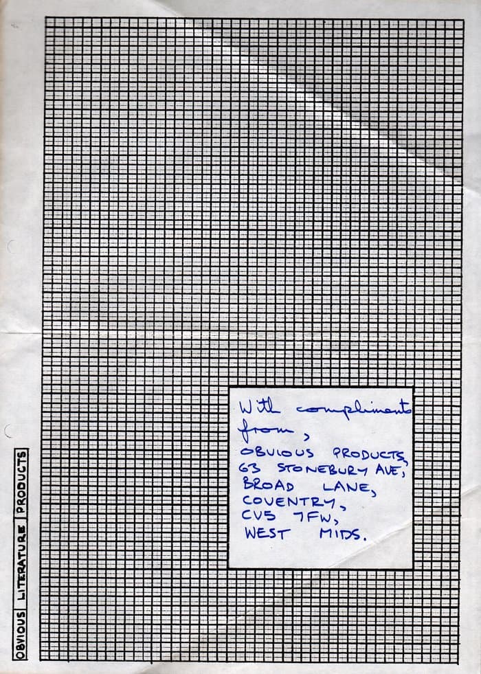 Obvious Products Catalogue