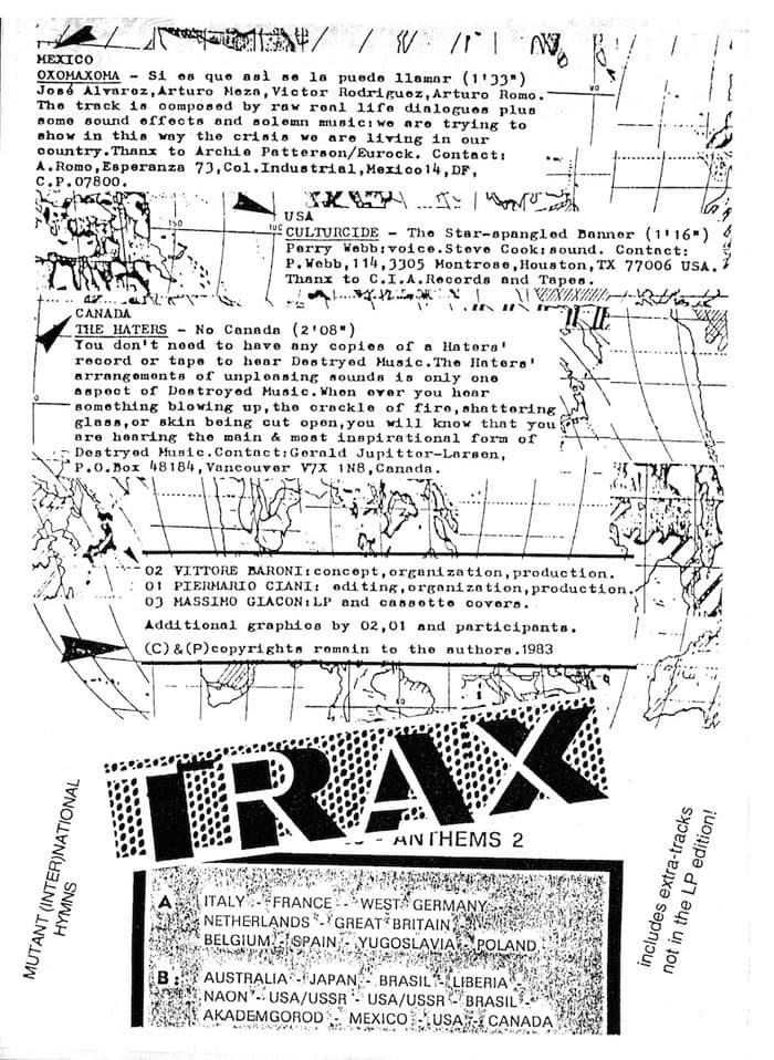 Anthems 2 Trax - TRAX 0983